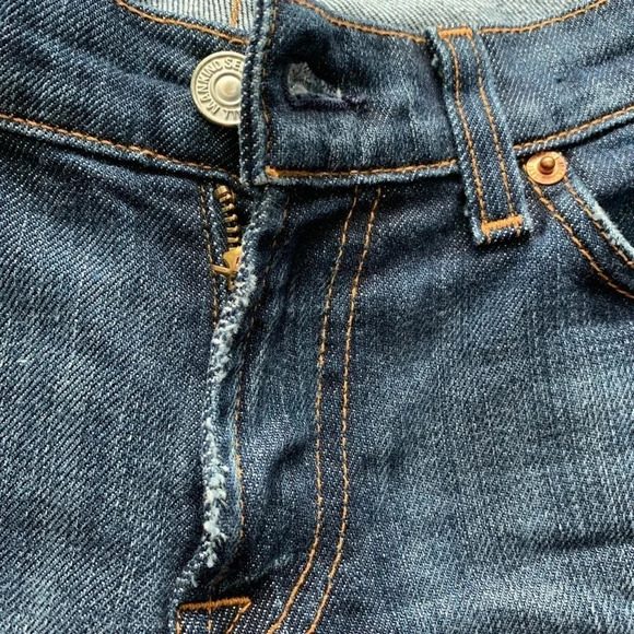 7 For All Mankind Bootcut Distressed Jeans Size 27 - Picture 4 of 8